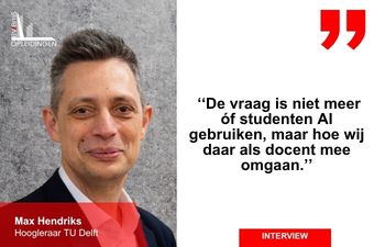 ‘Je kunt AI niet tegenhouden, dus moet je ermee leren omgaan’